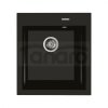 OLTENS Gravan zlewozmywak granitowy 1-komorowy 47x51,5 cm czarny mat 72001300